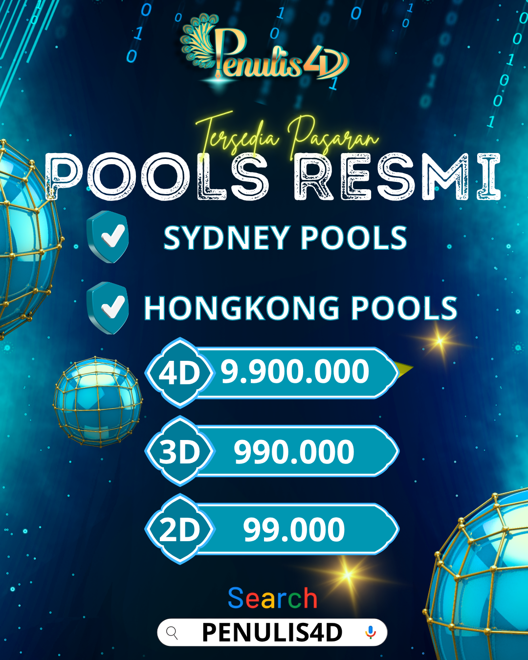 PENULIS4D : Pilih Lengkap Pasaran Resmi Toto Online 2025